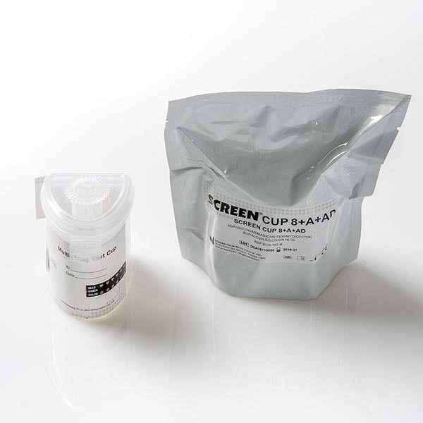 TEST CUP 8 DROGHE + AD + ALCOL TEST+ ETG SCREEN