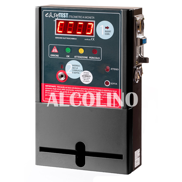 Etilometro a moneta Easytest - ALCOLINO